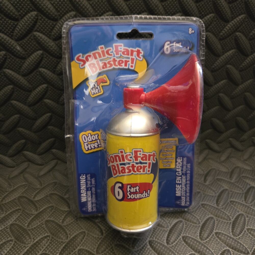 Sonic Fart Blaster Toy 6 Sounds Odor Free Novelty Gag Gift New